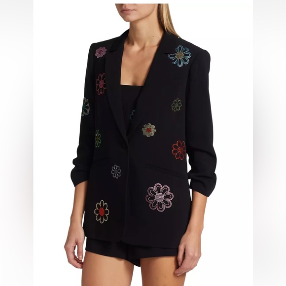 Cinq à Sept
Khloe Floral-Rhinestone Blazer - Picture 3 of 5